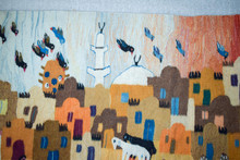 Nile Village Panorama handwoven tapestry — view 20