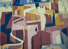 Dome of the Rock, Jerusalem handwoven tapestry — view 8