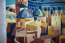 Dome of the Rock, Jerusalem handwoven tapestry — view 14