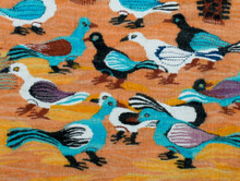 Doves and Date Palms handwoven tapestry — view 3
