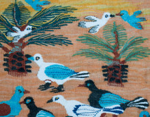 Doves and Date Palms handwoven tapestry — view 5