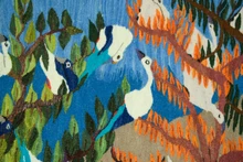 Ibis by the River handwoven tapestry — view 18