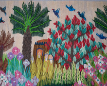 Blossom Garden handwoven tapestry — view 5