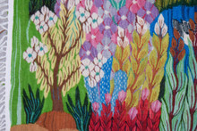 Blossom Garden handwoven tapestry — view 11