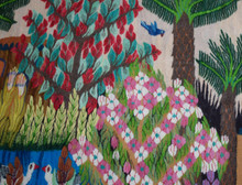 Blossom Garden handwoven tapestry — view 17