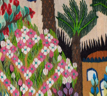 Blossom Garden handwoven tapestry — view 18