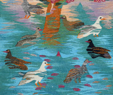 Tree of Life with Guinea Fowl handwoven tapestry — view 9