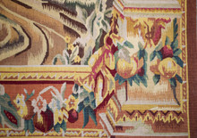 Verdure Landscape, Aubusson Style handwoven tapestry — view 12