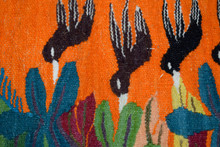 Garden with Donkey and Ibis handwoven tapestry — view 18