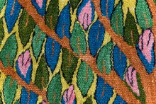 Sunlit Tree of Life with Birds — Handwoven Egyptian Wool Tapestry, 3.3 ft — detail 6