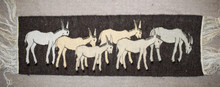 Custom Egyptian tapestry commission, small 2–3 ft — example of a past piece — detail 11