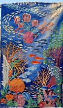 Custom Egyptian tapestry commission, large 4.5–6 ft — example of a past piece — detail 17