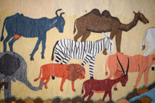 Custom Egyptian tapestry commission, extra large 6–8 ft — example of a past piece — detail 17