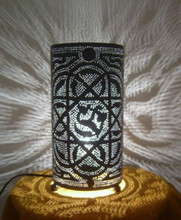 Moroccan Oxidized Table Lamp Lighting