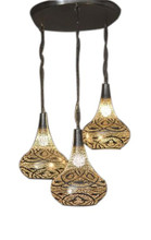 3 lights chandelier