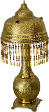 beaded lamp
