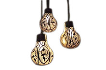 Moroccan bulb chandelier lamp
