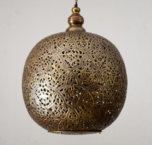 brass entryway light