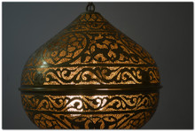 handcrafted Moroccan light