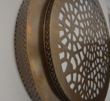 Moroccan oxidized light fixture