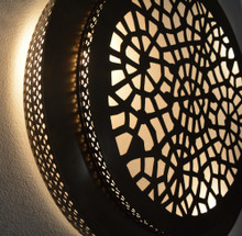 handcrafted brass sconce