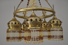 handcrafted gold chandelier