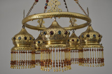 handcrafted gold chandelier