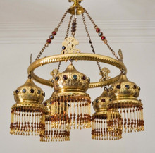jeweled chandelier
