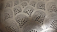 Moroccan lighting fixture-Matt silver