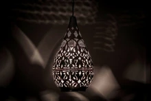 Turkish brass lighting fixture.