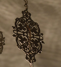 Silver Brass Moroccan Ceiling Light for Dining Room - view 5