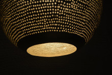 Black Brass Moroccan Hanging Lantern for Kitchen - view 5