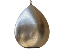 Black Brass Moroccan Hanging Lantern for Kitchen - side view