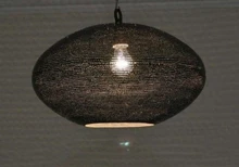 Moroccan brass hanging lamp