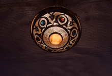 gold ceiling fixture
