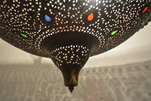 Moroccan bronze lights