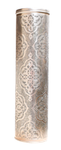 Tall Silver Moroccan Pendant Lamp - Brass