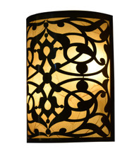 Moroccan brass wall light