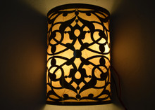 Brass bed room sconces