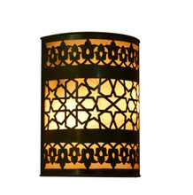 Moroccan brass lamp