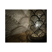 handcrafted brass lamp