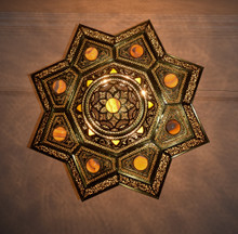 Large Moroccan light fixture