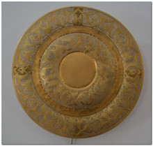 Moroccan brass accent wall light