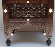 Mashrabiya Square Side Table 14.5 in — detail 5
