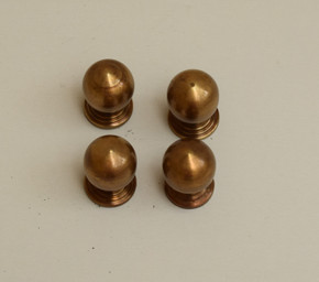 Set of 4 Moroccan Door Knobs, Egyptian Handmade Oxidize Brass Handle, Home Decor, Cabinet Drawer Handle, Drawer Pulls, Knobs & Pulls - front view