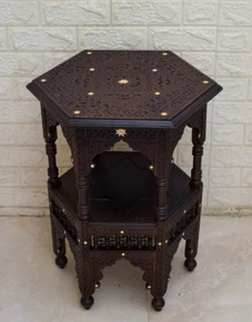 Mashrabiya Side Table 24 × 16 in — detail 1