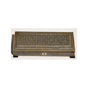 Antique Syrian Wood Jewelry Box, Syrian Middle Eastern marquetry Box, Wooden Jewellery Box, Mother of Pearl Inlaid Wood Box, Jewelry Storage
