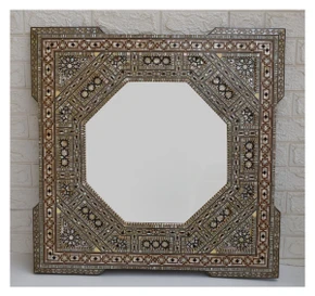 Moroccan Mother of Pearl Mirror 29 in