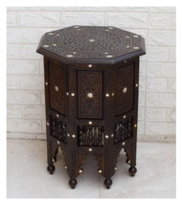 Mashrabiya Side Table 24 × 17 in