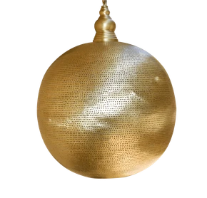 Moroccan globe pendant light